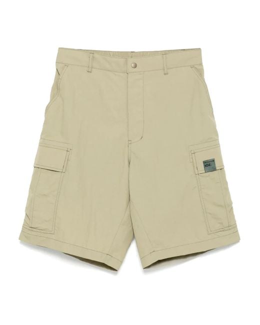 Izzue Natural Logo-Patch Shorts for men