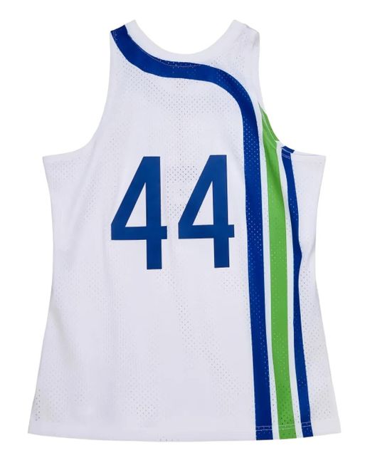 Mitchell & Ness Blue Pete Maravich Atlanta Hawks 1970/71 Hardwood Classics Swingman Tank Top for men