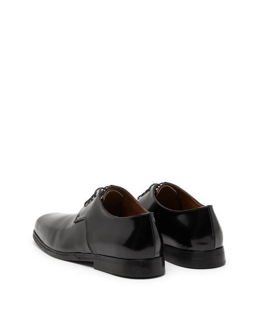 Marsèll Black Parapetto Leather Derby Shoes