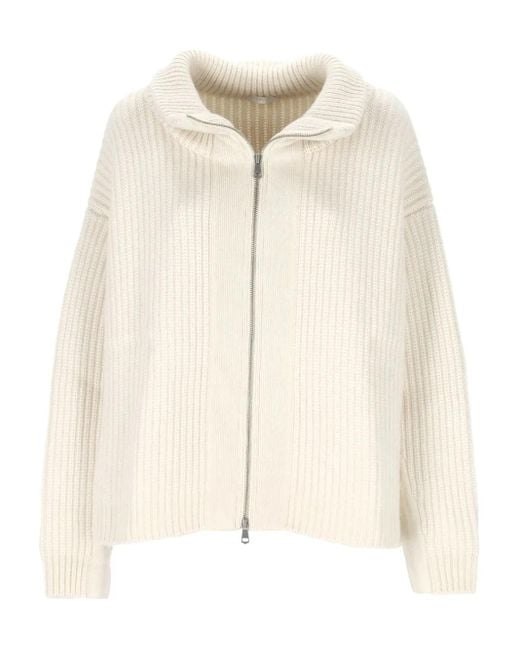 Sudadera con cremallera Oliver Lattughi de color Natural