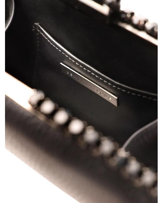 Gemy Maalouf White Leather Clutch Bag