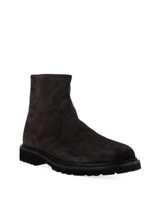 Common Projects Black Piuma Side-Zip Boots for men