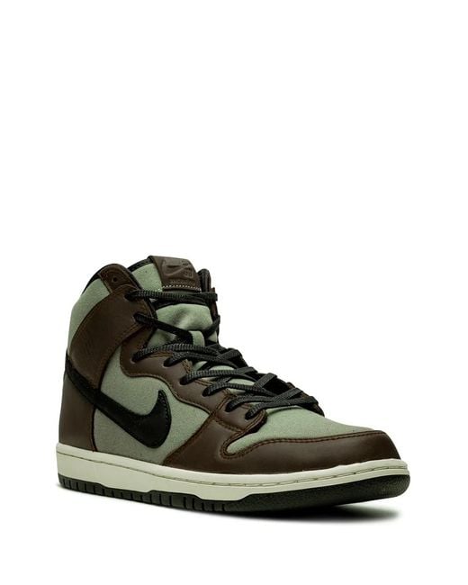 Nike Brown Sb Dunk High Pro "Baroque" Sneakers for men
