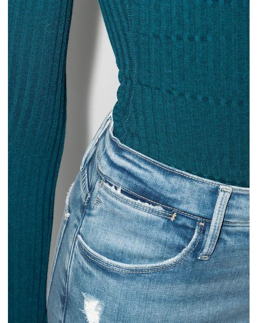 FRAME Blue Le High Flared Jeans