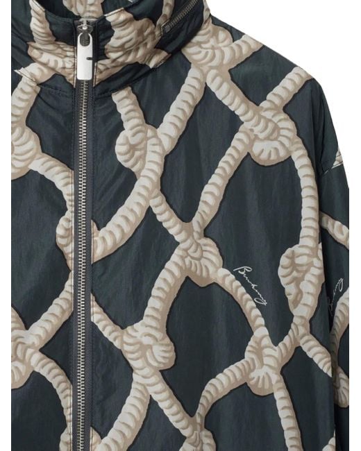 Burberry Green Knot Print Jacket for men