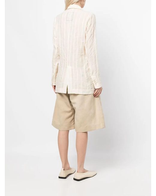 Uma Wang White Wrap Blazer