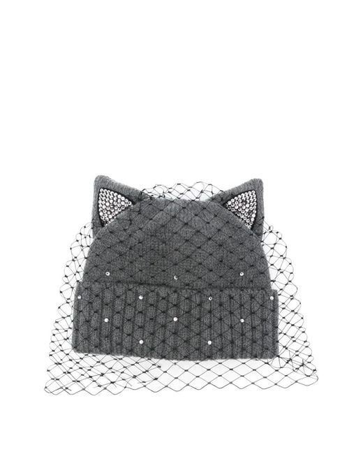 Cappello Con Orecchie Da Gatto di CA4LA in Gray