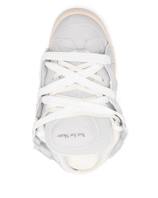 Santha White Sabot Sneakers