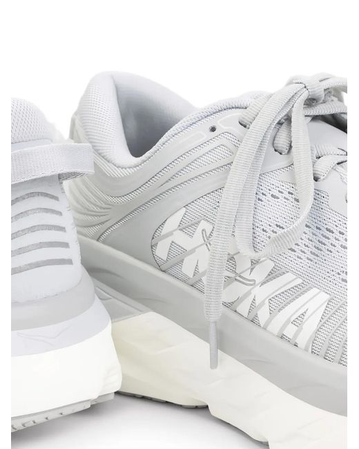 Hoka One One White Bondi 7 Sneakers for men
