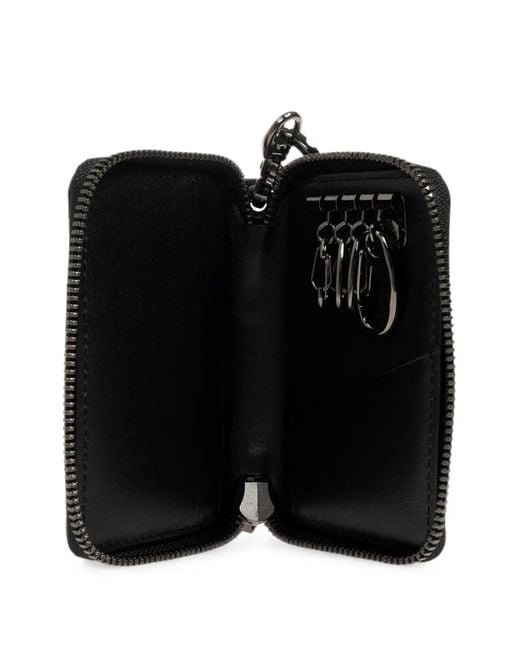 Discord Yohji Yamamoto Black Leather Pouch Keychain for men