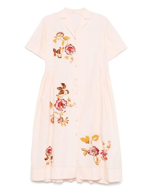LAÏTE Pink Calamus Midi Dress
