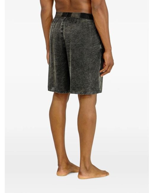 DIESEL Gray Shorts for men