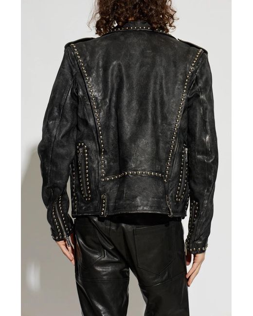 DSquared² Black Stud-Embellished Jacket for men