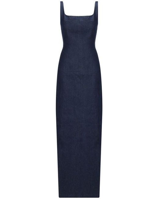 Jacquemus La Robe De-nîmes Spoglio デニムドレス Blue
