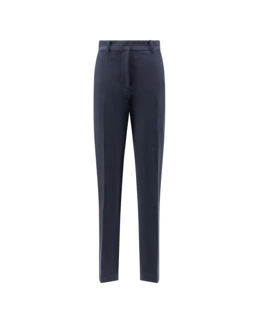 Joseph Blue Coleman Pressed-Crease Tailored Trousers