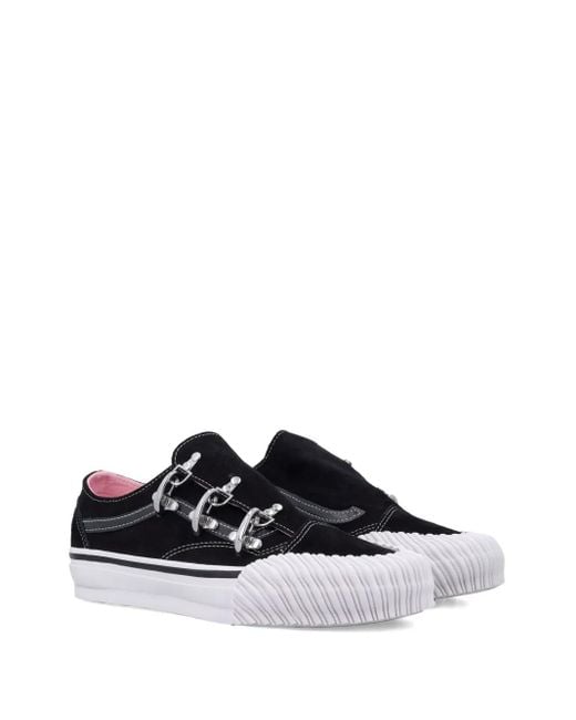 Vans Black Premium Old Skool Wrap Karina Leather Sneakers