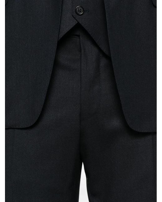 Canali Black Two-Button Suit for men