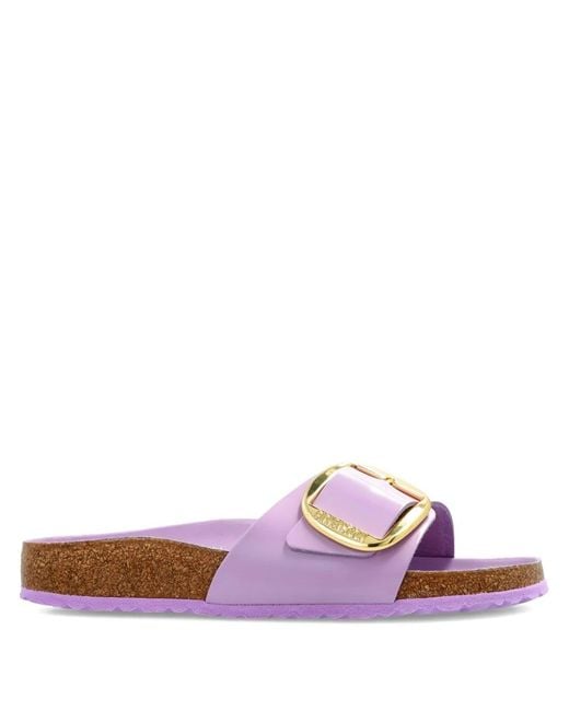 Birkenstock Purple Madrid Leather Sandals