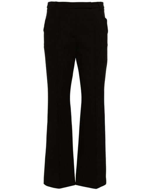 Dorothee Schumacher Black Flared Cropped Trousers
