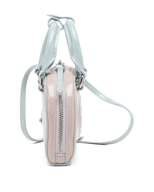 DIESEL Pink 1Dr Dome Embossed Crossbody Bag