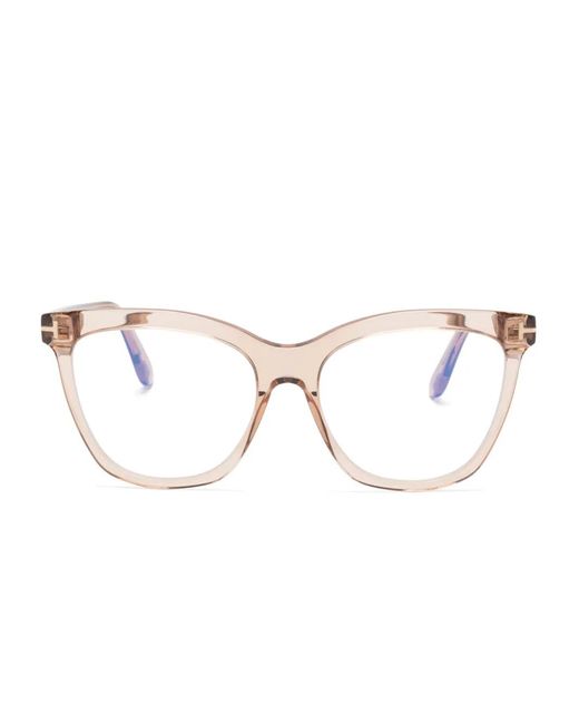 Tom Ford Natural Square-Frame Glasses