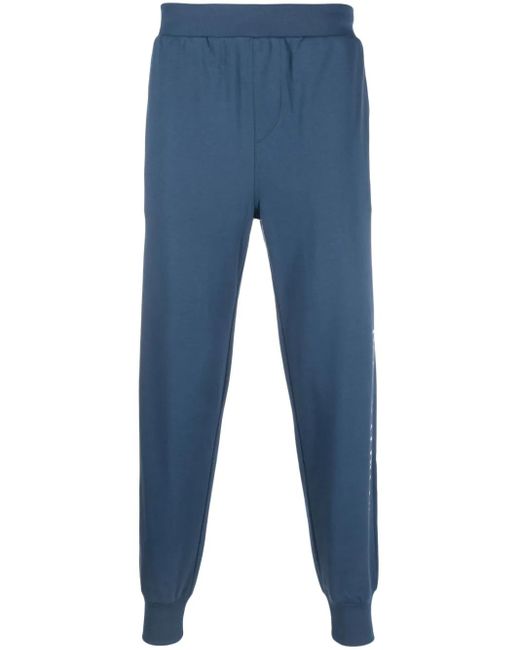 Polo Ralph Lauren Blue Logo-Print Pajama Trousers for men