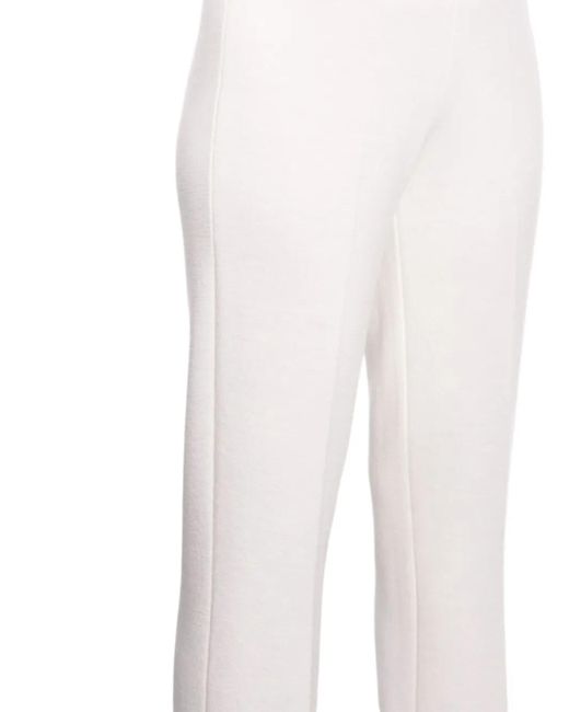 Gran Sasso センタープレス パンツ White