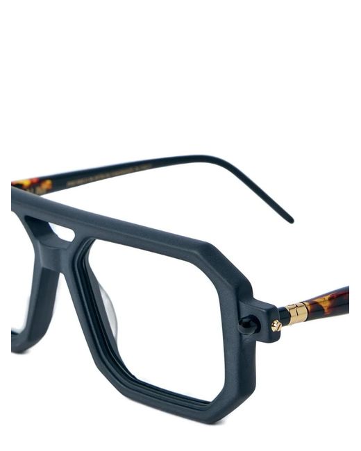 Kuboraum Black Rectangle-Frame Sunglasses