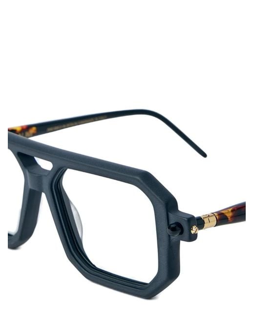 Kuboraum Black Rectangle-Frame Sunglasses