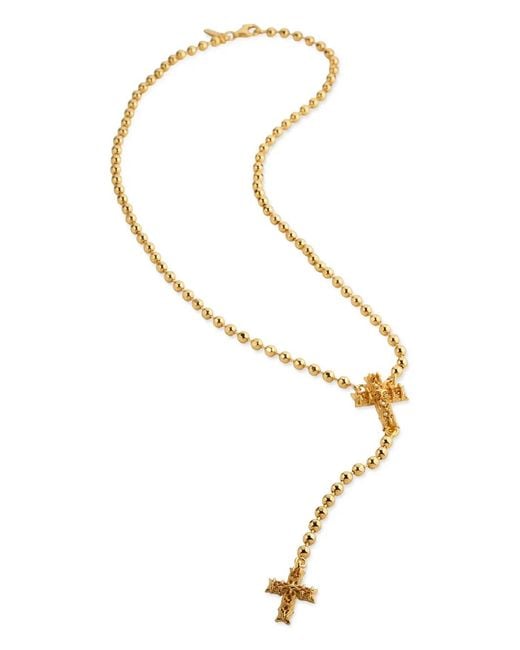 Emanuele Bicocchi White Notre-Dame Rosary Necklace
