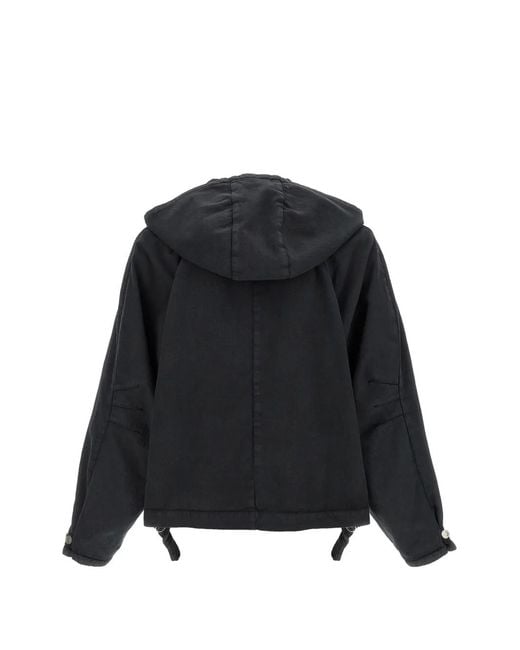 NAMACHEKO Black Midia Aged-Effect Jacket for men
