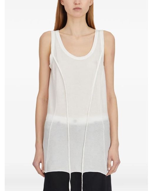 Masnada White Tank Top