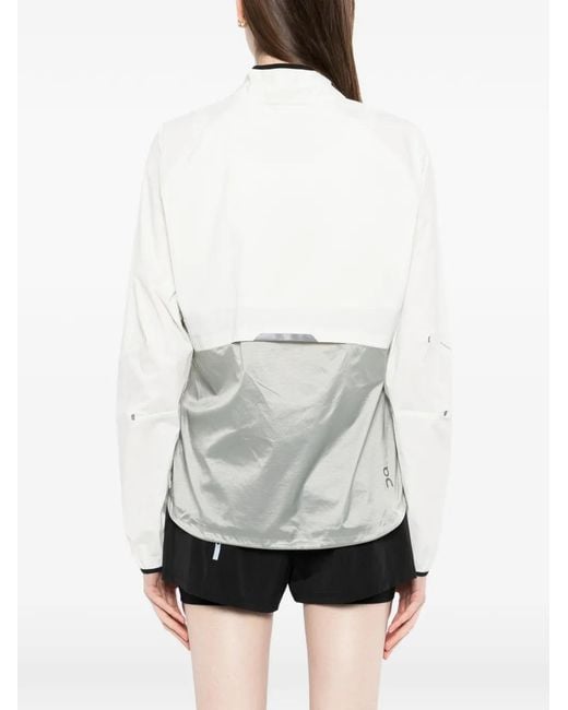 On Shoes White Weather Jacket