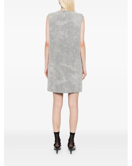 JNBY コットン Aラインドレス Gray
