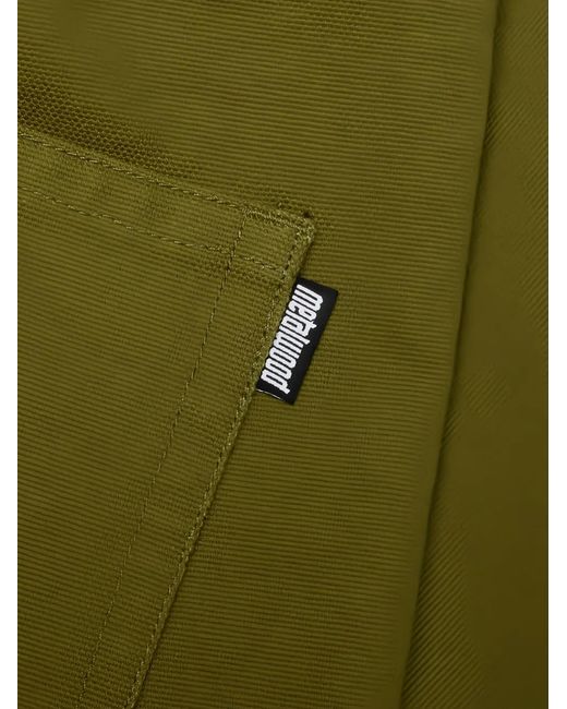 METALWOOD STUDIO Green Canvas Shorts for men