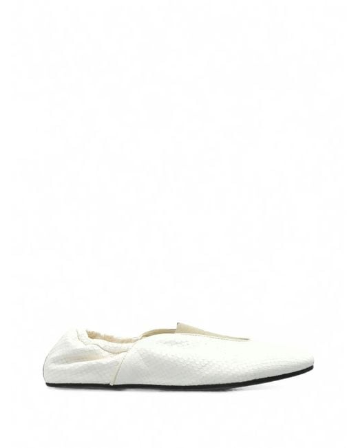 Jacquemus White The Ballets Soft Ballet Flats