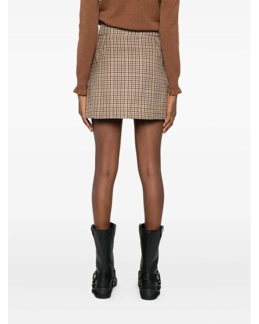 Dixie Natural Plaid Skirt