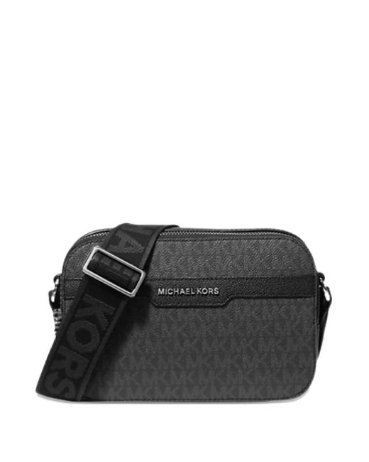 Michael Kors Black Logo Crossbody Messenger Bag for men