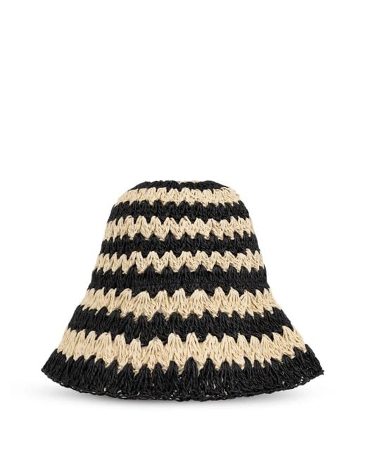 By Malene Birger Black Strawie Hat