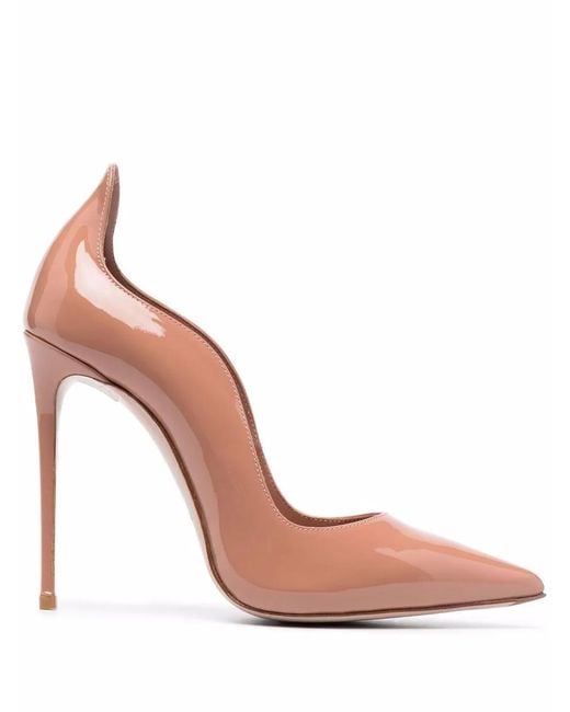 Le Silla Multicolor Wave-Edge Patent Leather Pumps
