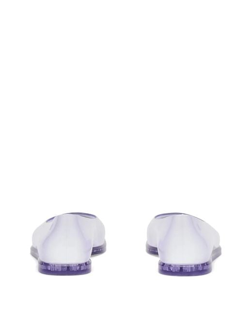 Ballerine Con Logo Goffrato X Melissa di Marc Jacobs in White