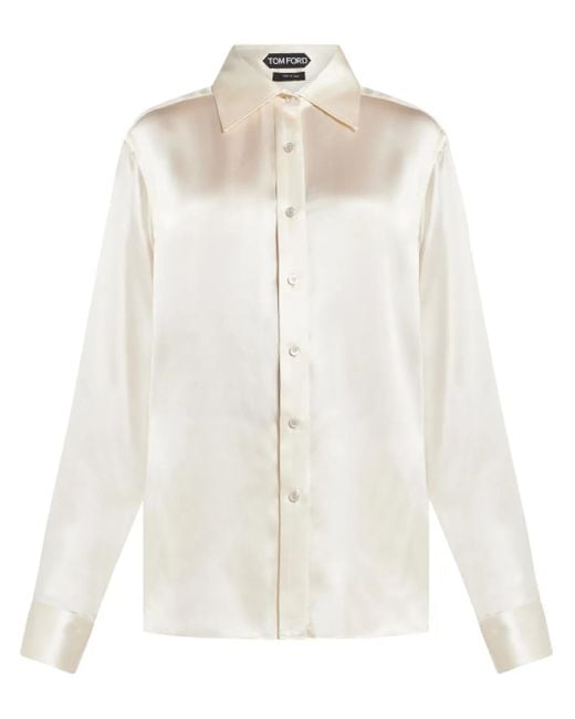 Tom Ford White Silk Shirt