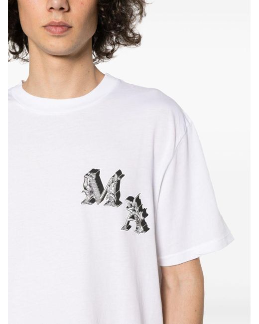Amiri T-Shirt mit geflocktem Engel in White für Herren