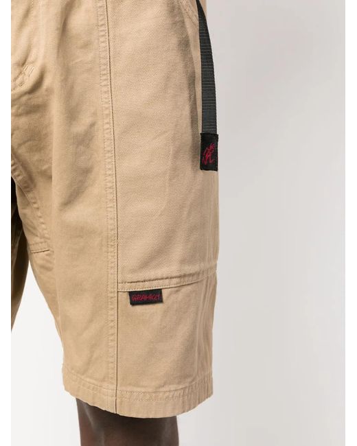 Gramicci Natural Buckled-Waist Cotton Shorts for men