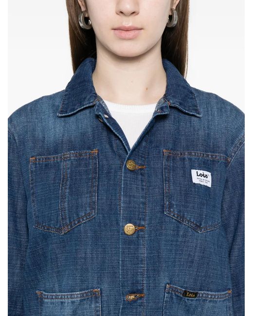 Lois Blue Gabriela Pocket Button Jacket