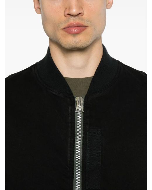 Sacai Black Garment-Dyed Jacket for men