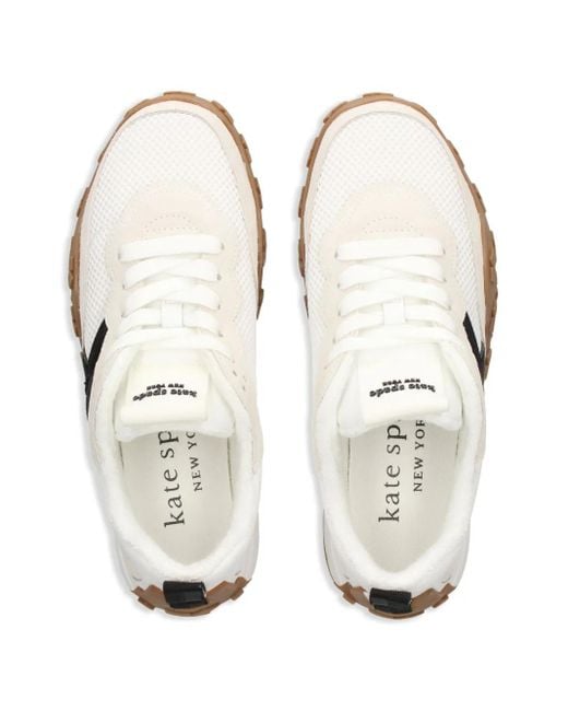 Sneakers Con Design A Inserti di Kate Spade in White
