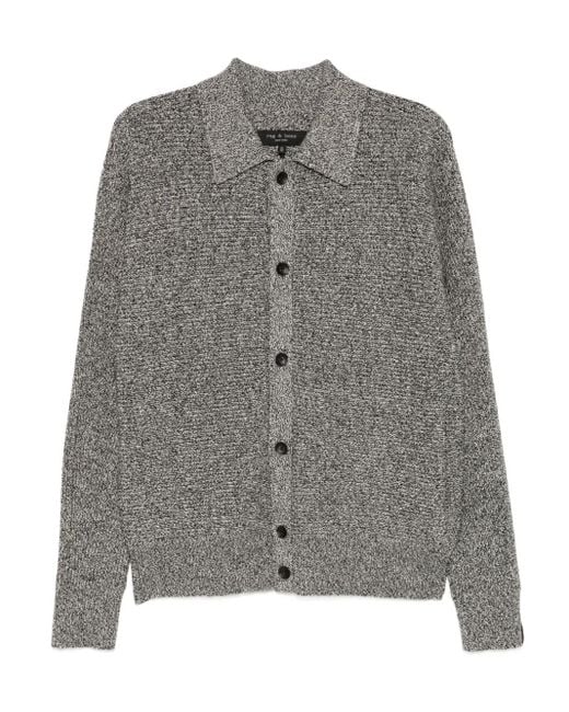 Rag & Bone Gray Dexter Cardigan for men