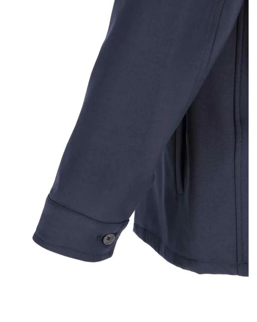 White Sand Blue Buttoned Shirt for men