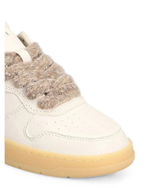 Date Natural Court 2.0 Leather Sneakers for men